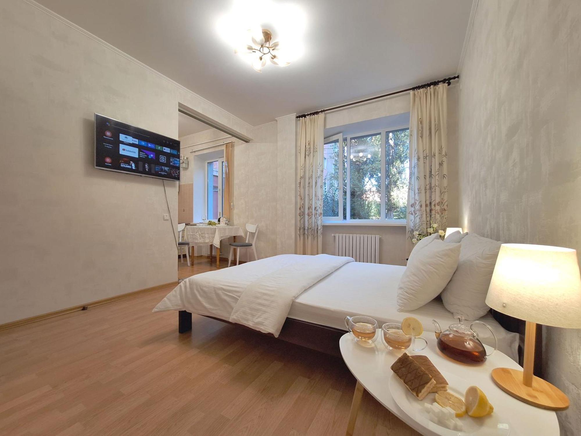 Однокімна Квартира Біля Каштанової Алеї У Центрі Полтави Мережа Alexapartments Документи Для Відряджень Безконтатне Заселення 24-7 폴타바 외부 사진